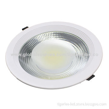 COB LED down light with CE, RoHS approvals, epistar COB chip, AC100-240V, CRI: >80